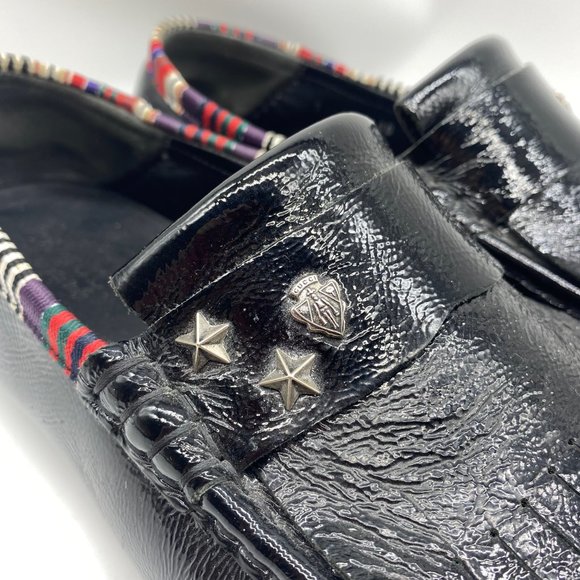 Gucci Patent Leather Moccasins Kiltie Driver main image 12